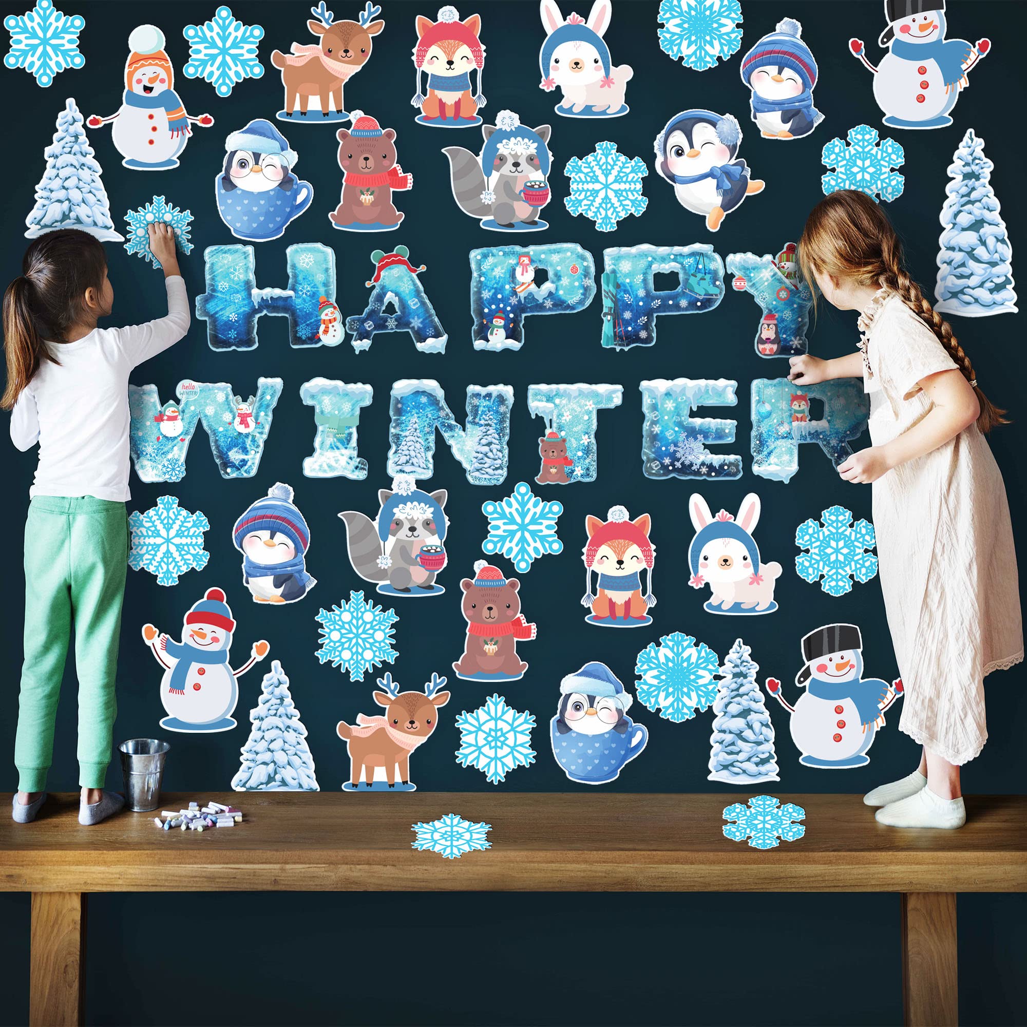 Coole Winter-Pinnwand-Deko Fürs Klassenzimmer Oder Zuhause – Mit Schneeflocken, Pinguinen & Lustigen Motiven Für Weihnachten Und Die Feiertage