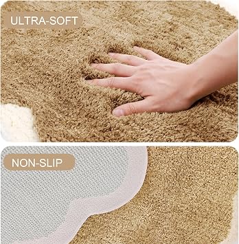 Luxury Microfiber Bath Mat , 16x24 Inch–Aesthetic Preppy Bathroom Rug