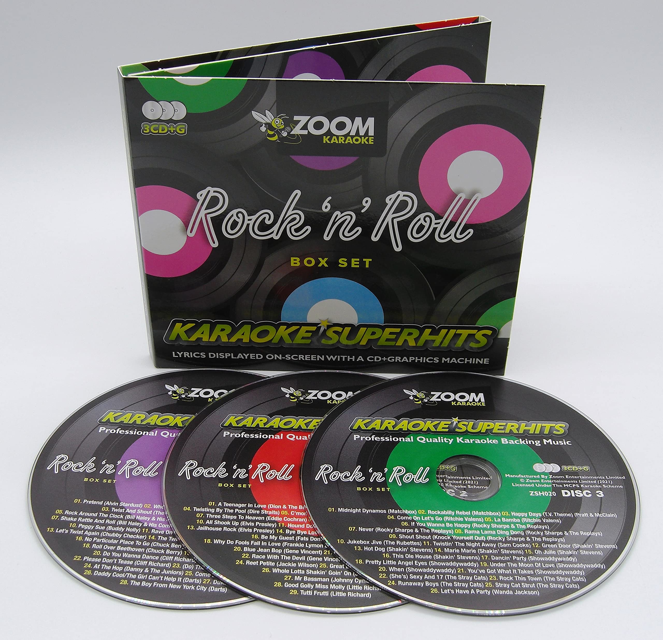 Zoom Rock 'N' Roll Superhits 60 Songs - Triple G Set