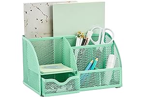 Annova Green Mesh Desk Organizer: Tidy Up Your Workspace