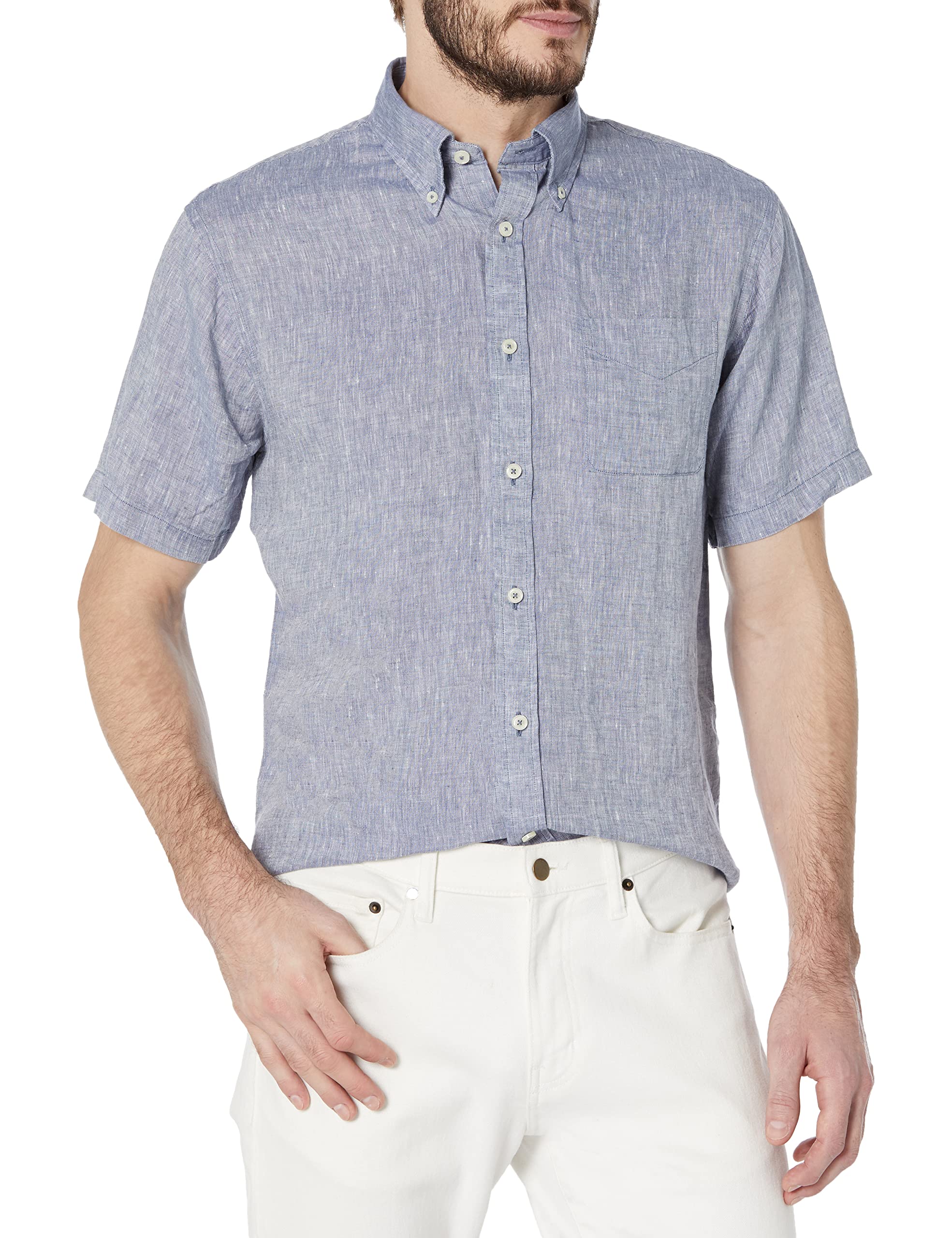 Brooks Brothers Men's Short Sleeve Sport Shirt