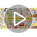 200 PCS Cute Animal Stickers for Kids