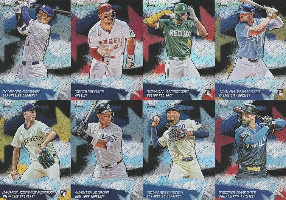 2026 Topps Stars of MLB 30 Card Series 1 Set Roman Anthony Jac Caglianone Paul Skenes Trout Ohtani Judge Soto Harper