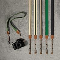 Vista 7 de MoKo Correa para cámara, correa de cámara tejida de algodón, correa universal ajustable para cuello y hombro para videocámara, binoculares y cámaras