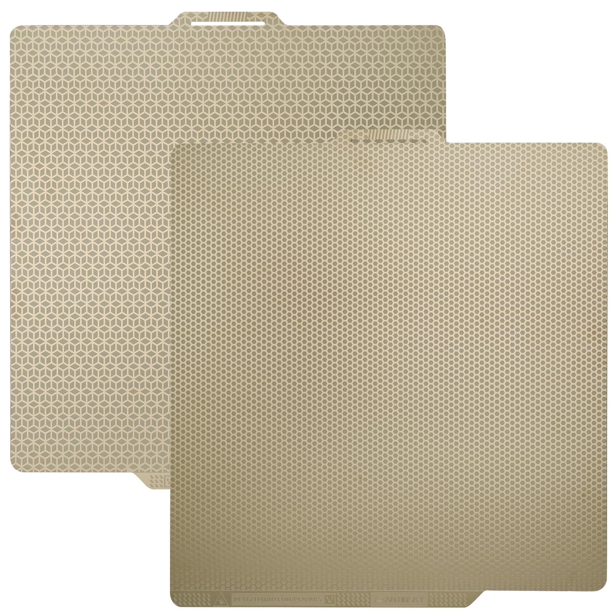 Bambu Lab PEI Sheet Double Sided 257.5 x 257.5mm(10.14 * 10.14inch) Flexible Magnetic Steel Sheet Easy to Remove Mold PEI Build Plate for Bambu Lab X1/X1C/P1P/A1/P2S 3D Printers