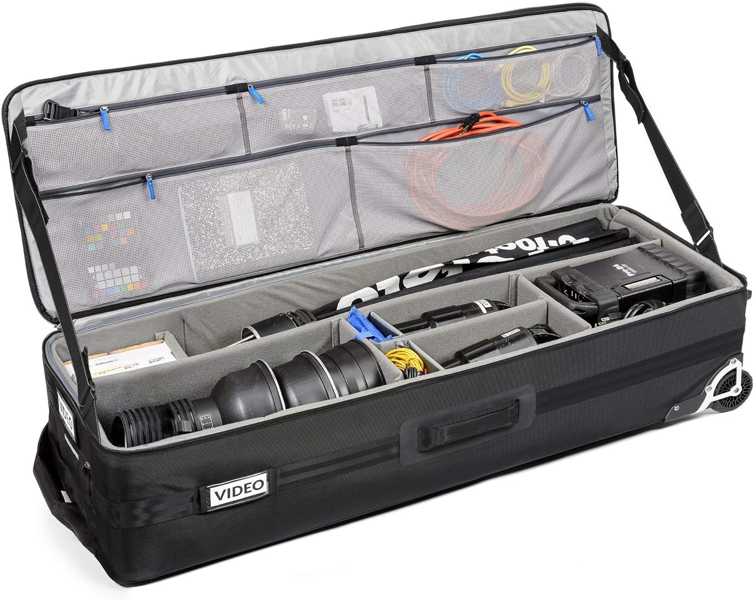 Think Tank Production Manager 50 V2, 2 Wheel Rolling Camera Case - Black, Large