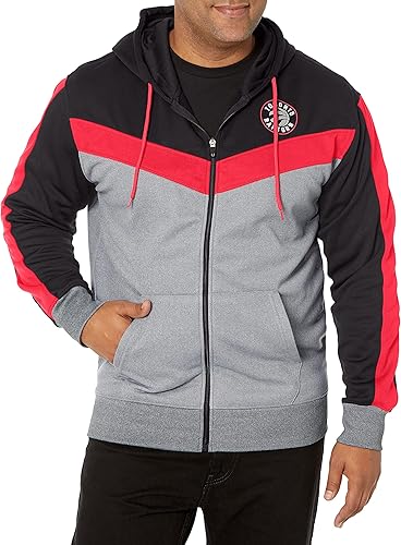 Ultra Game Men's NBA Official Full Zip Hoodie Sweatshirt