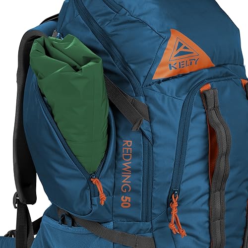 Miniatura 8 de Kelty Redwing - Mochila para transporte diario, caminatas de día, escuela, marco interno, cinturón de cadera, actualizado para 2022 (50 l  azul Lyon)