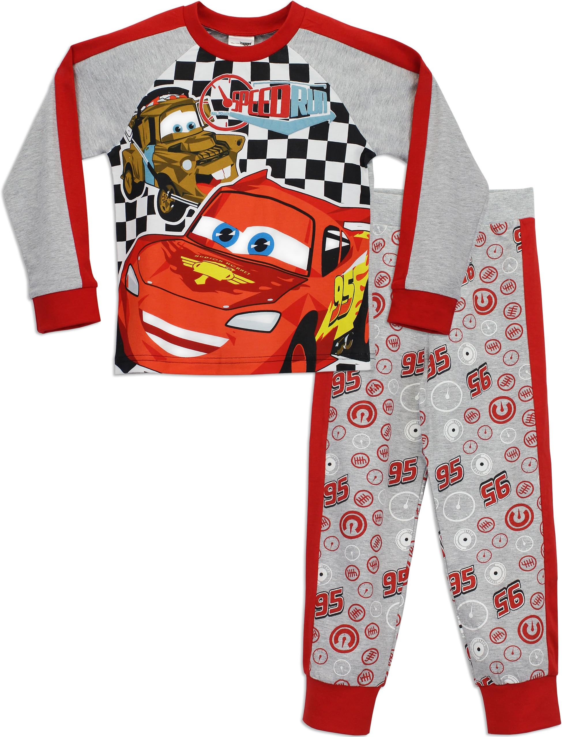 Cars Pyjamas | Lightning McQueen Kids Pjs | Boys' Pyjama Sets | Long Sleeve Childrens Nightwear