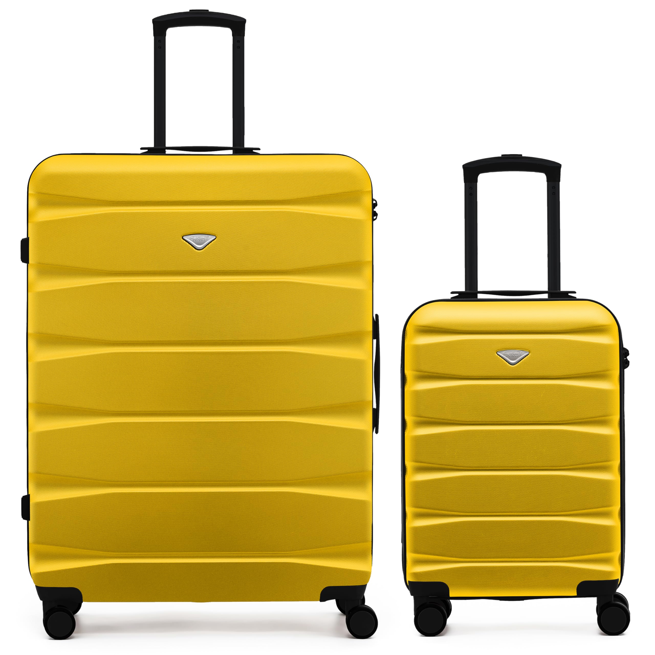 Flight Knight Underseat Cabin Suitcase 45x36x20cm | Free Hand Luggage for EasyJet & Wizz Air | Lightweight ABS Hard Shell with 8 Silent-Glide Spinner Wheels | Max Space Travel Bag — view 99