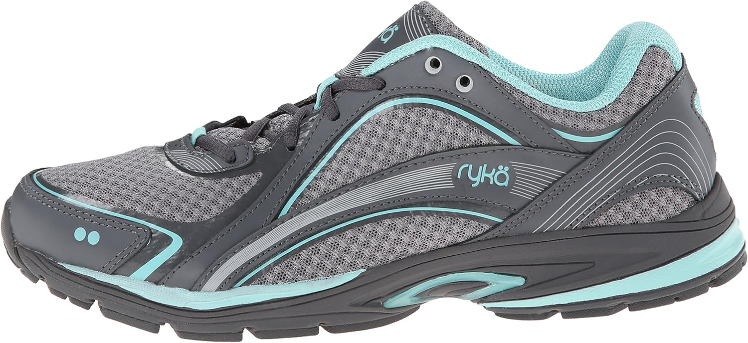 Ryka Women's Sky Walking Shoe 5.5 Grey Teal