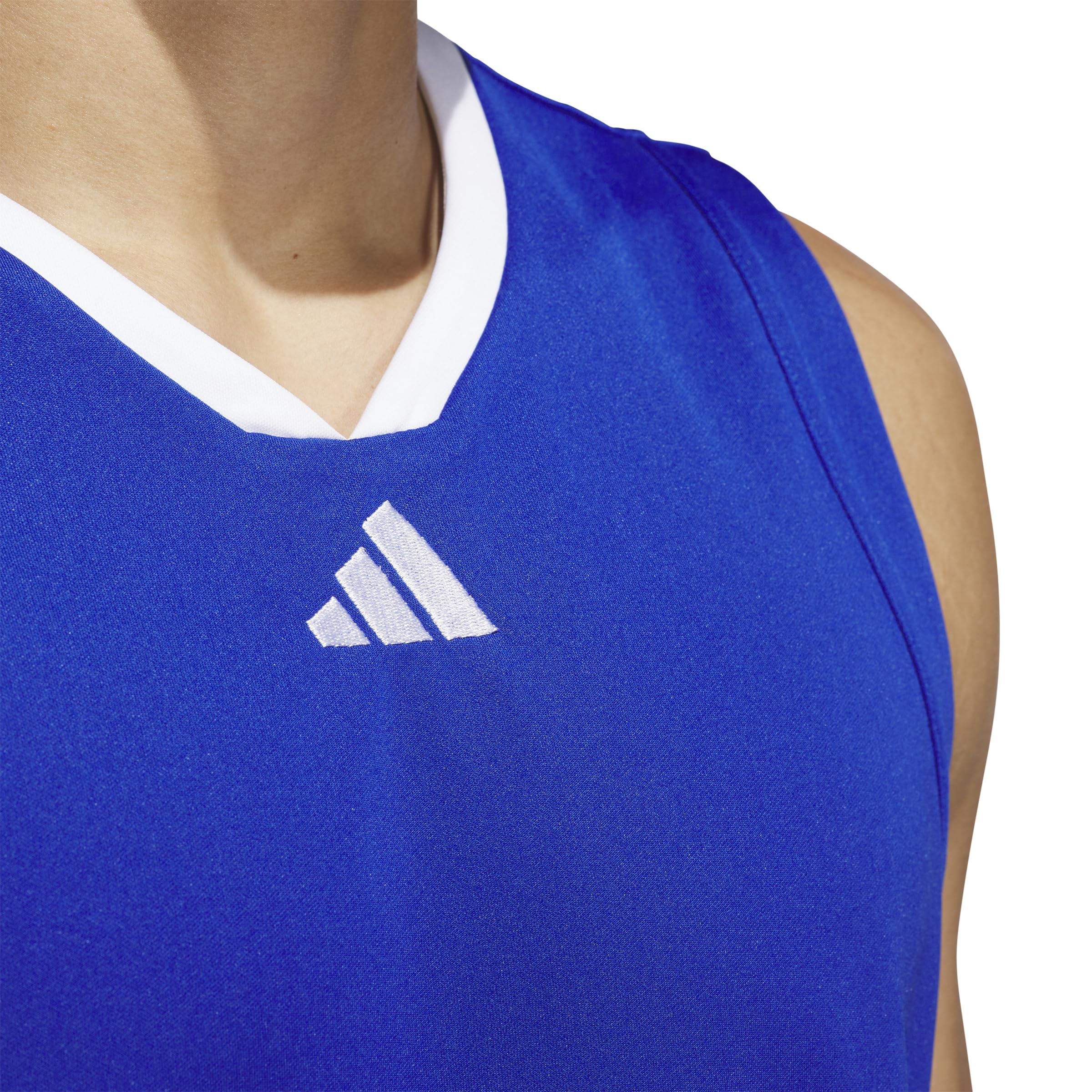 adidas Basketball Legends 3-Stripes Tank Top Canottiera da Basket Legends con 3 Strisce Uomo