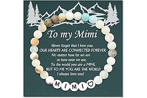Heartfelt Gemstone Bracelet: A Cherished Gift for Mimi