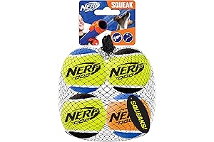 Dog 2.5-Inch Squeak Tennis Ball Four-Pack