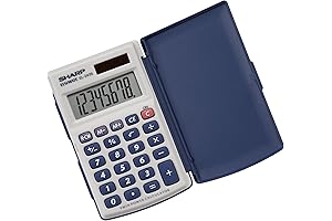 Sharp EL-243S 8-Digit Calculator with Case