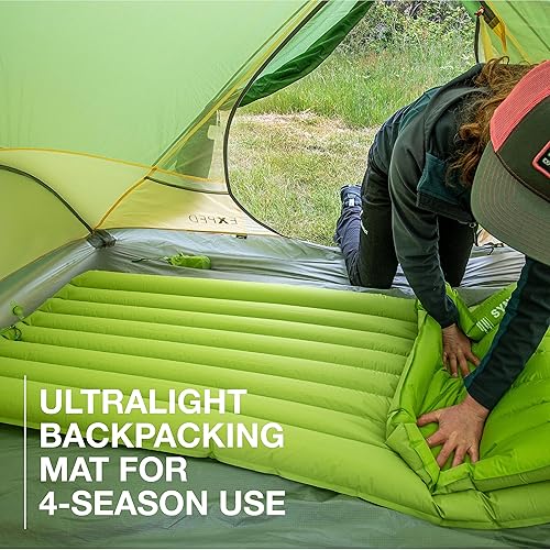 Miniatura 2 de Exped Ultra Series 1R, 3R, 5R, 7R Single & Duo - Alfombrilla ligera para mochileros - Plegable y cómoda - Almohadilla de dormir con bolsa de bomba