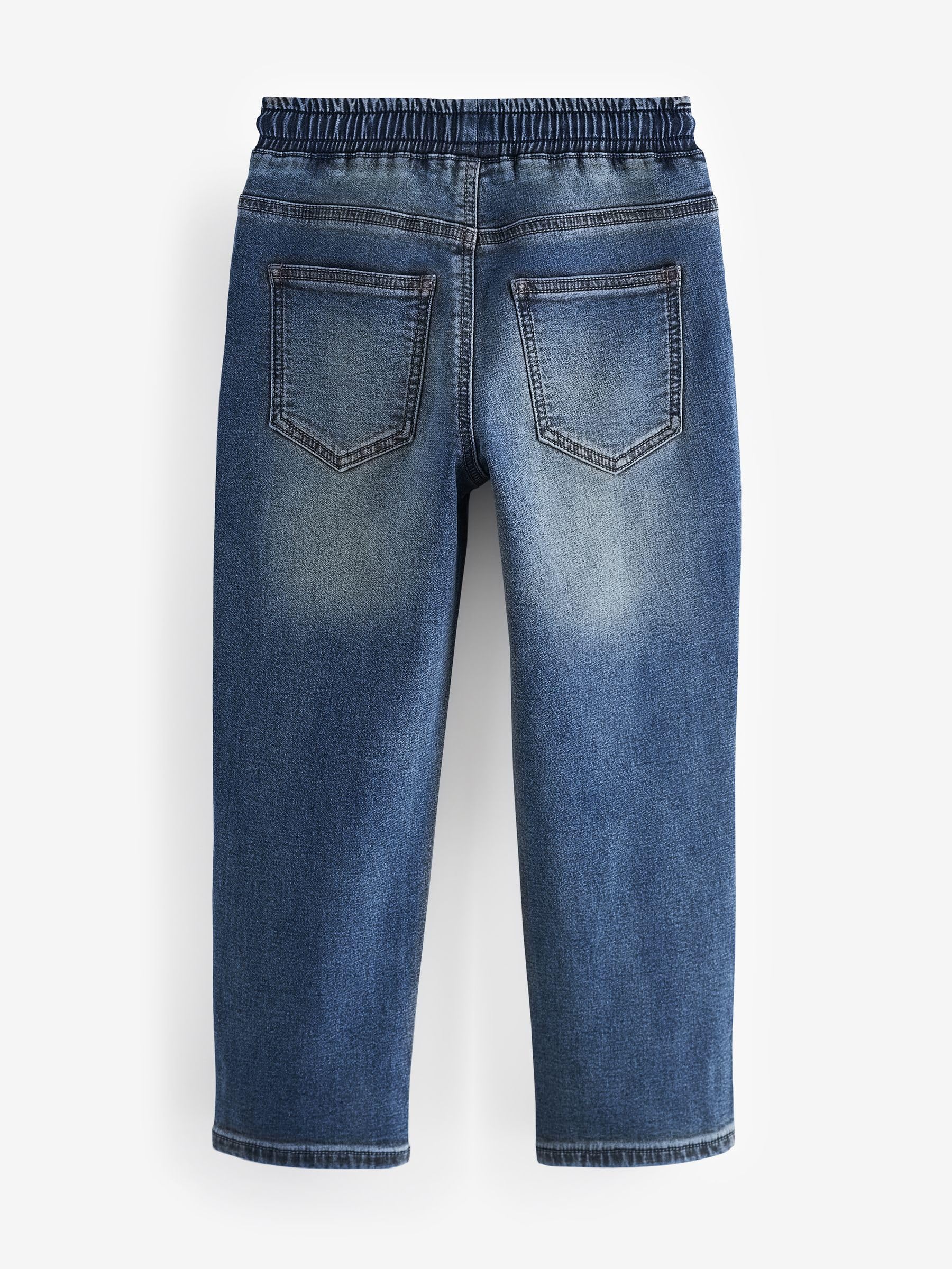 NEXT Ragazzo Jeans Ampi ed Elasticizzati con Elastico in Vita