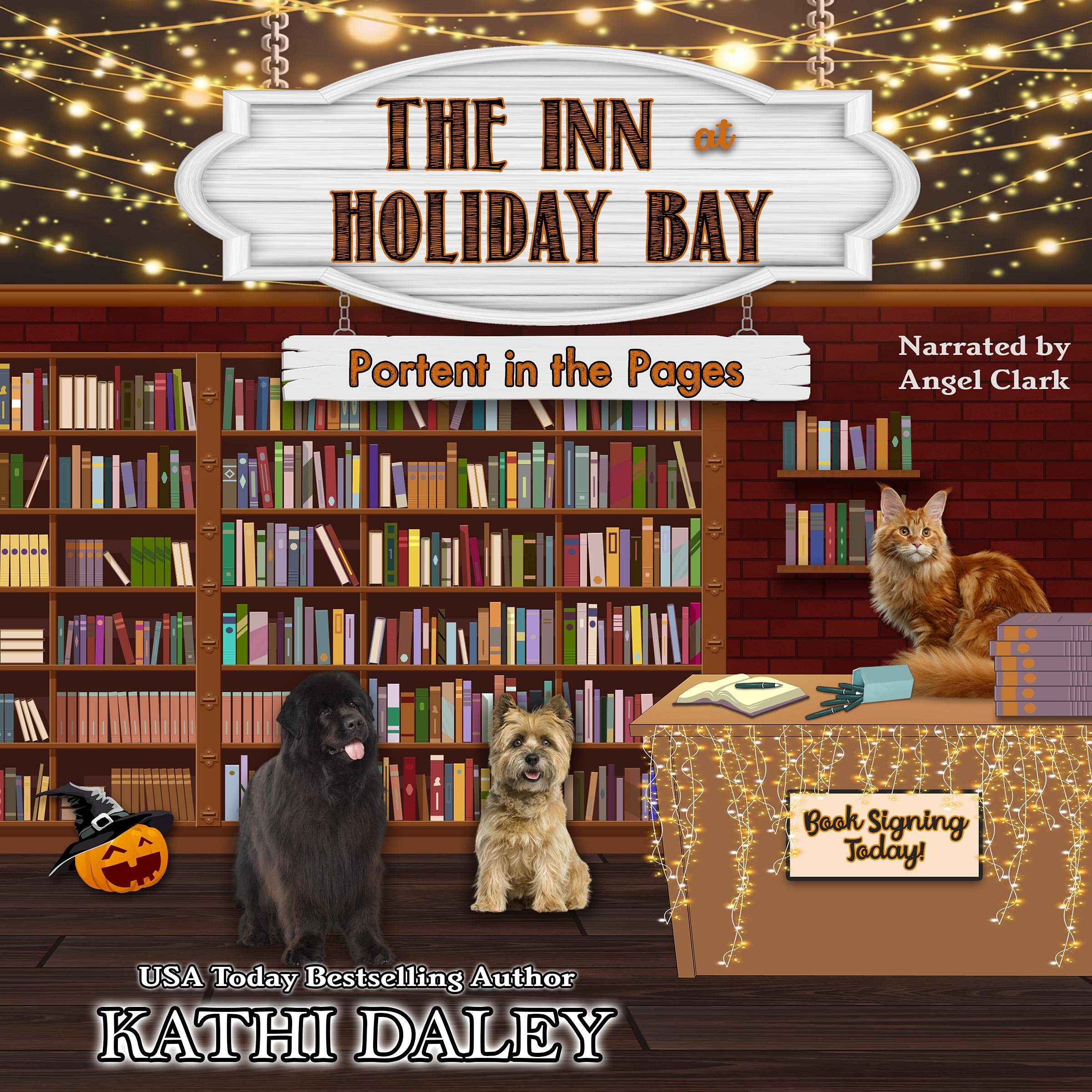 Cover art for The Inn at Holiday Bay: Portent in the Pages