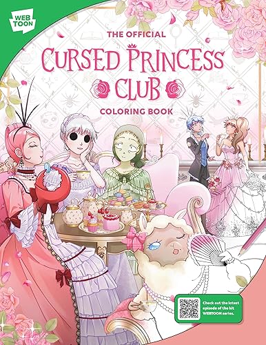 The Official Cursed Princess Club Coloring Book: 46 original illustrations to color and enjoy (WEBTOON)