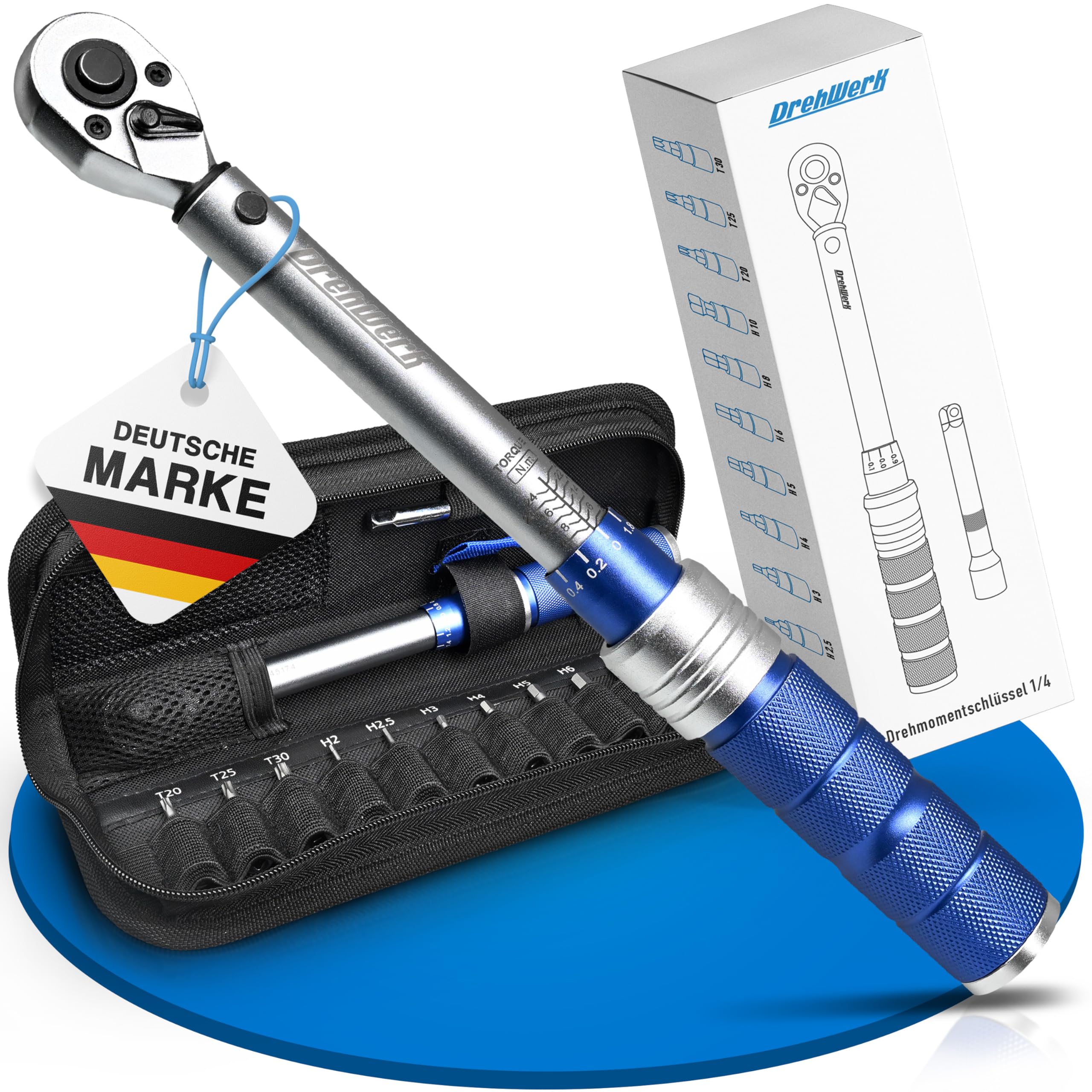 Drehwerk Drehmomentschlüssel 1/4