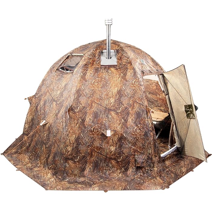 Buy RussianBear Hot Tent with Stove Jack. Hunting Fishing Outfitter