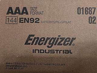 Industrial Alkaline Bid Battery, AAA, 1.5-Volt
