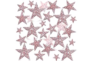 Syhood Pink Star Appliques