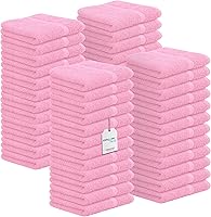 Vista 16 de Avalon Towels Toallitas de Algodón – (Paquete de 24) Tamaño 12x12 Pulgadas, 100% Algodón Hilado en Anillo, Toallitas Faciales Suaves y Absorbentes