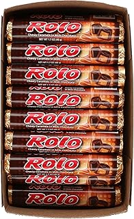 ROLO Rich Chocolate Caramels Candy Rolls, 1.7 oz (36 Count)