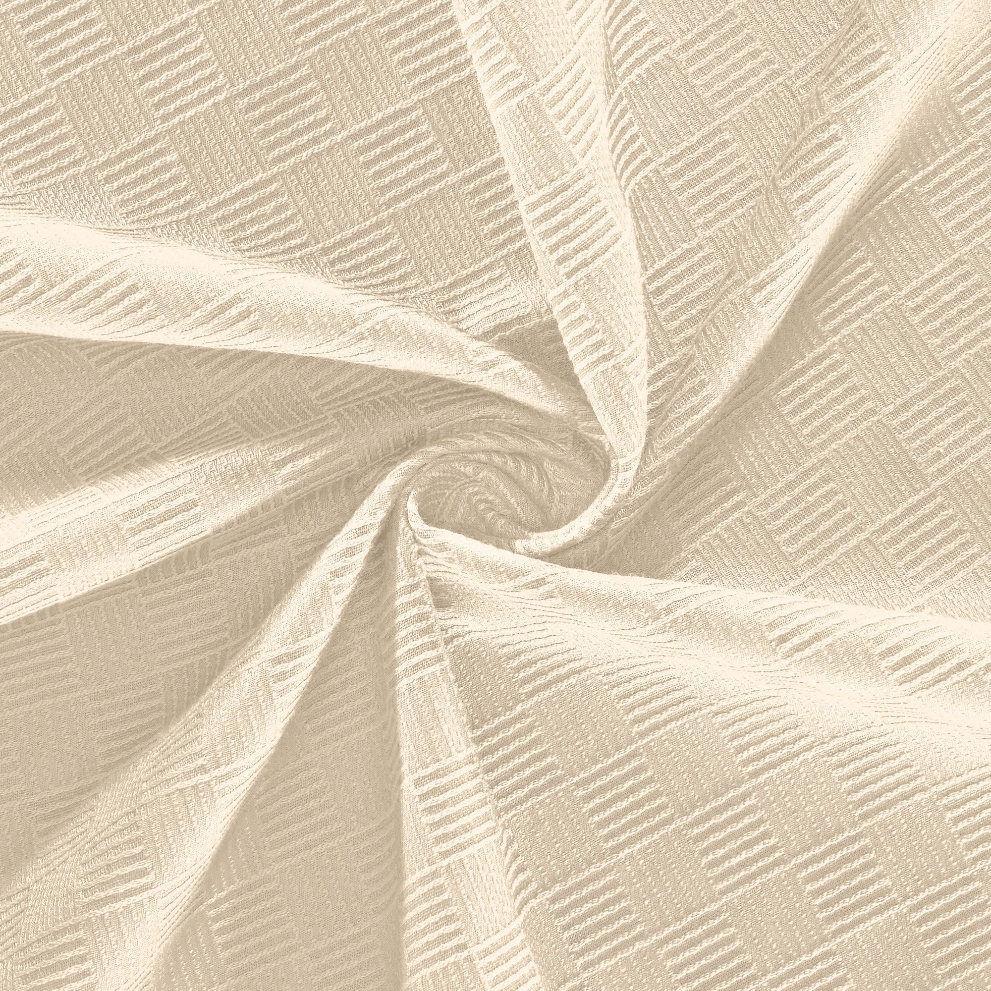 Erwin Müller Tischdecke, Tischwäsche Jacquard Karo, Paderborn Sekt Größe rund: 170 cm Ø - fleckabweisend, schmutzunempfindlich und leicht zu reinigen (weitere Farben, Größen)