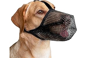 Mayerzon Dog Muzzle: Stay Safe with Style for Small, Medium, and Large Dog Breeds