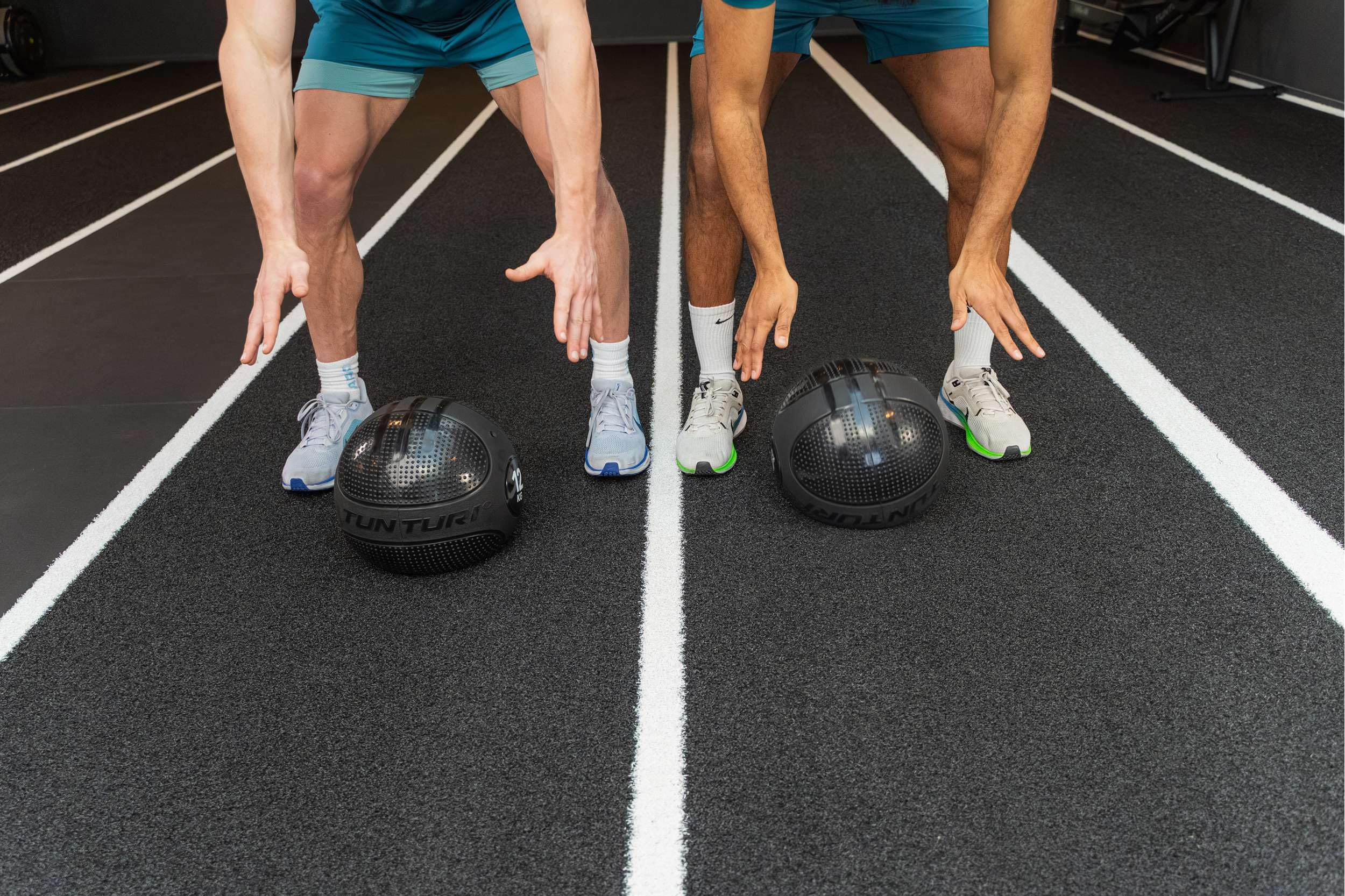 Tunturi Platinum Slam Ball - 10 kg - Nero