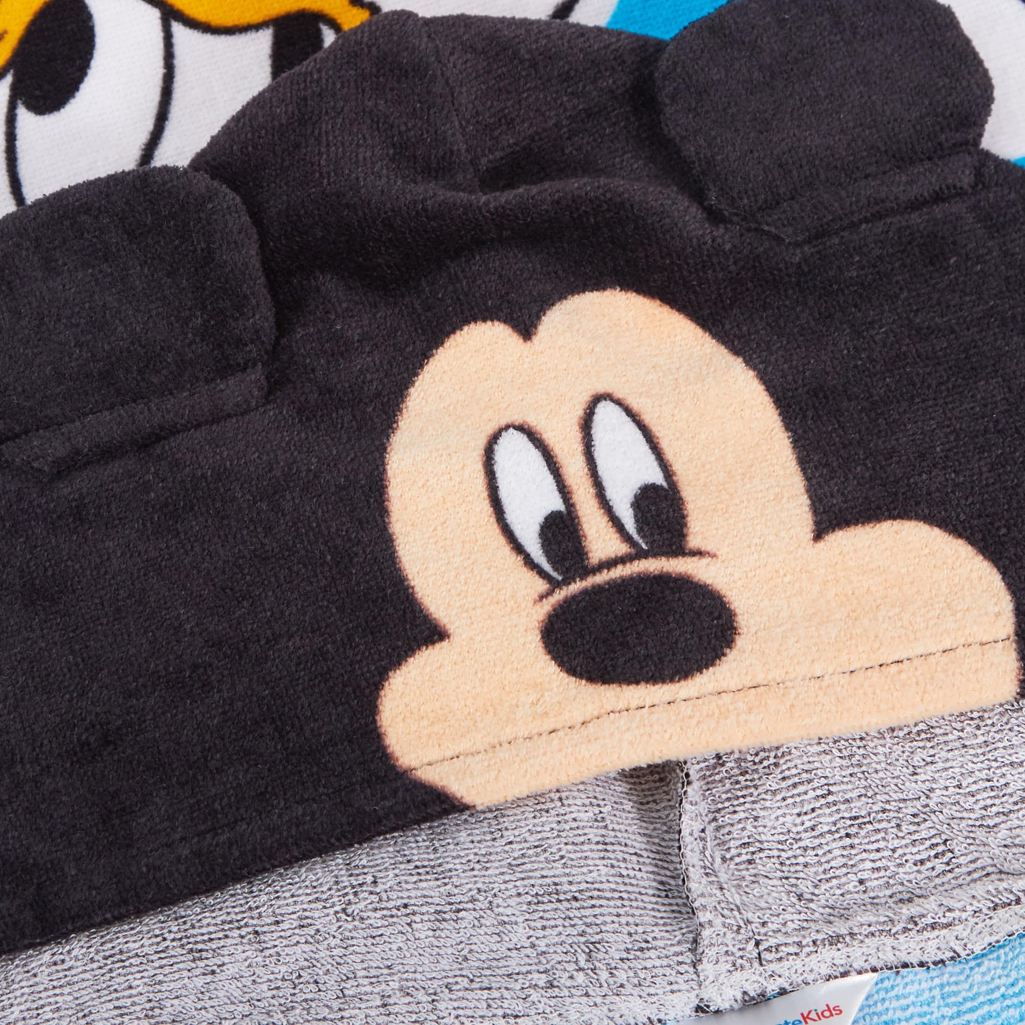 Disney Mickey Mouse asciugamano con cappuccio 100% cotone bambini vestire Mickey Poncho spiaggia asciugamano nuoto Wrap