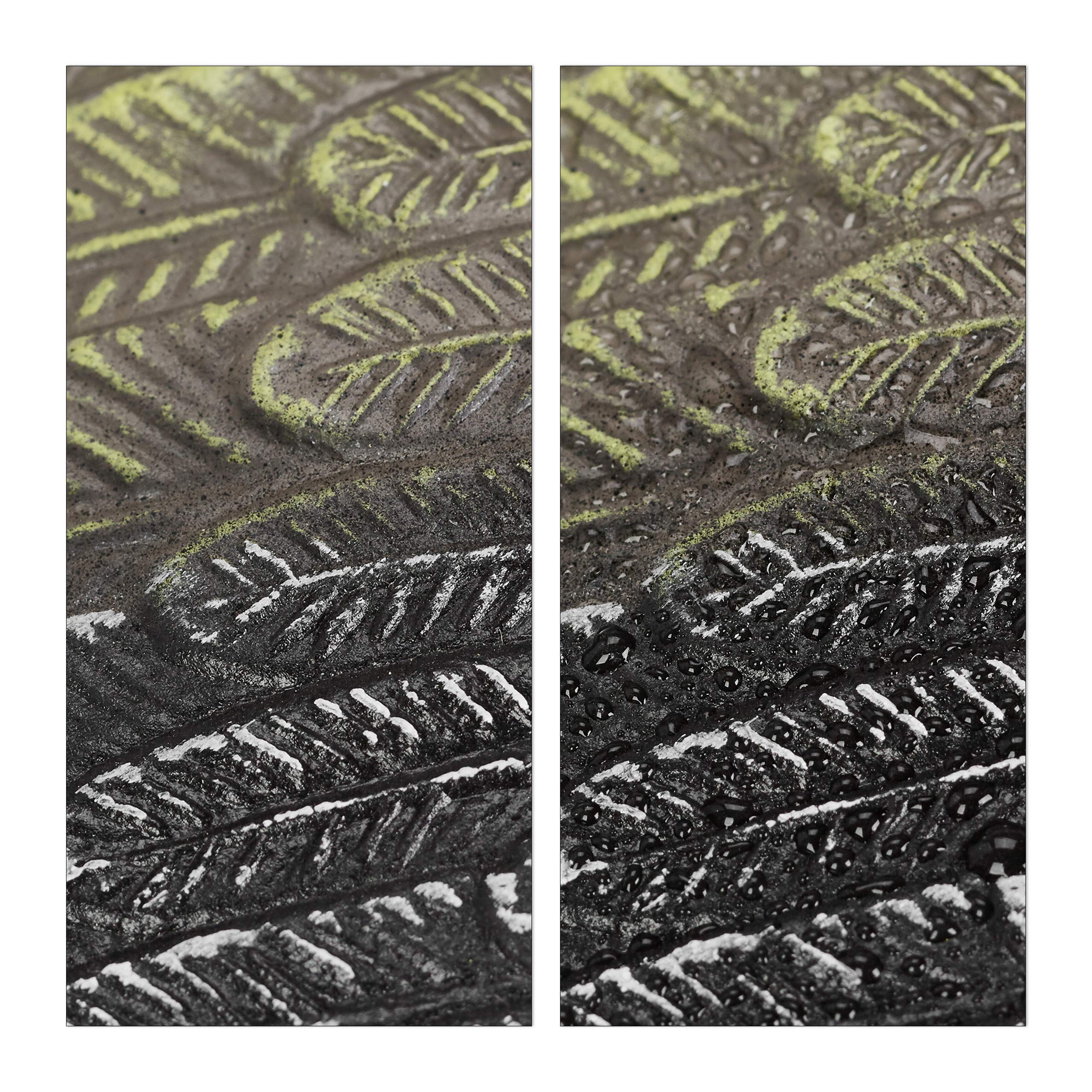 Relaxdays Halcón Espantapájaros para Colgar, Plástico, Negro, 8x35x58 cm