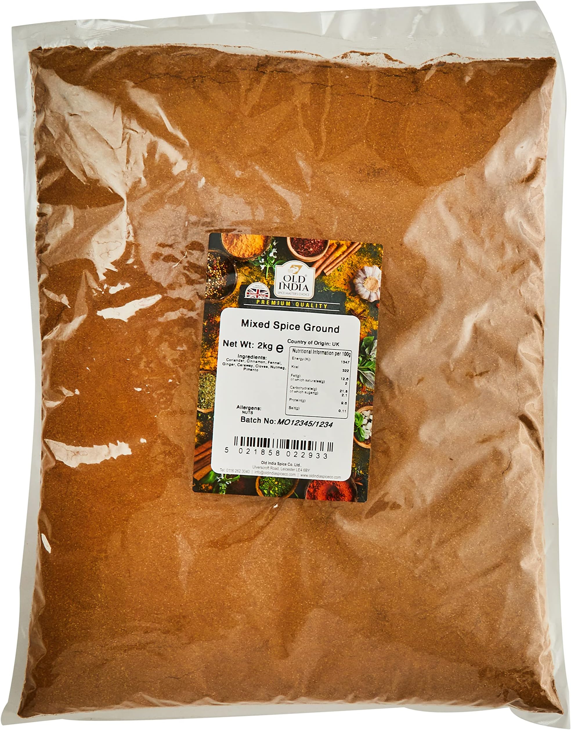 Old India Mixed Spice Ground 2kg