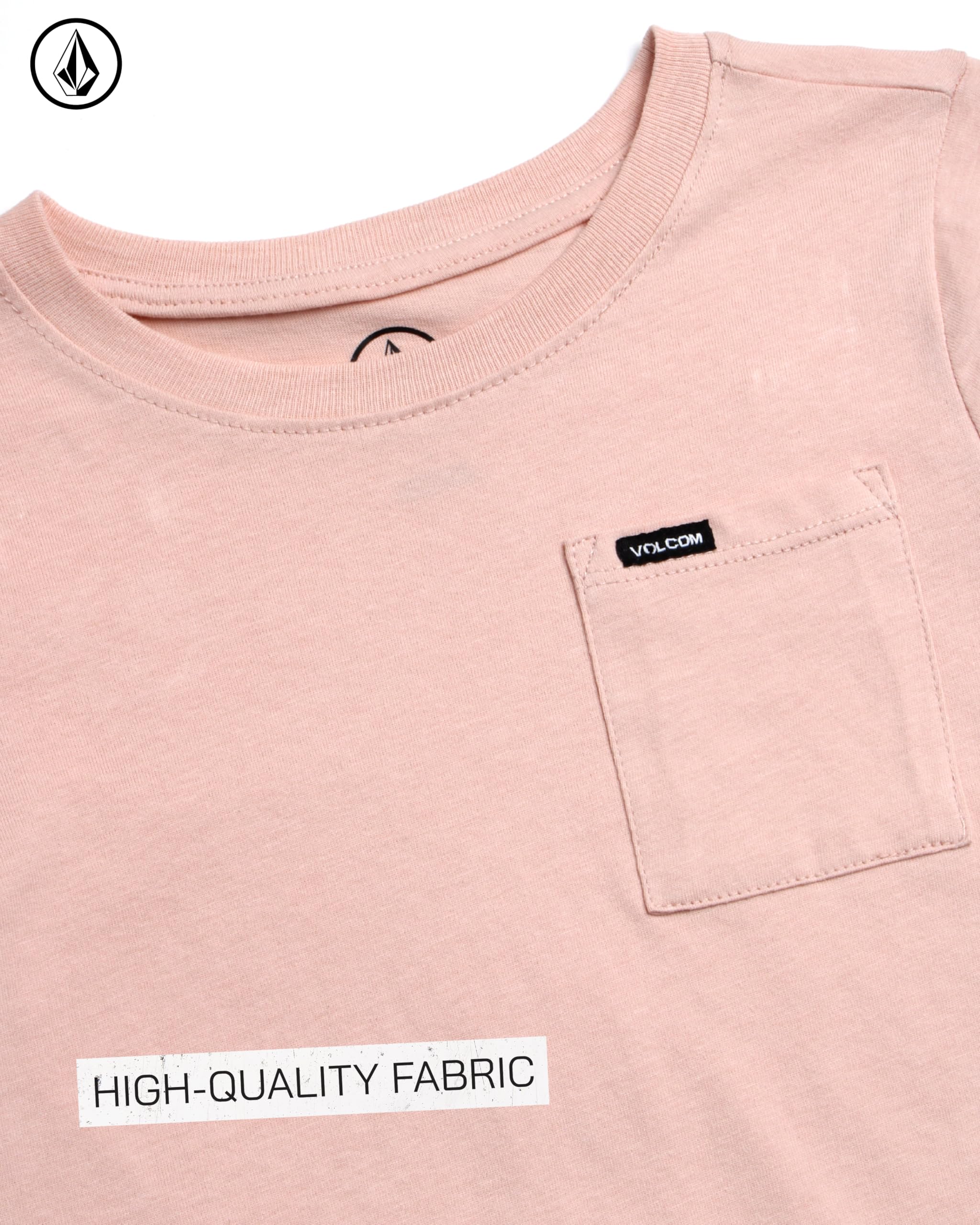 Volcom Set di pantaloni da bambino – 2 pezzi camicia in jersey a maniche lunghe e pantaloni da jogging in spugna francese abbigliamento da gioco per neonato/bambino (12M-7)