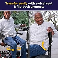 Vista 6 de Drive Medical Scout Compact Travel escúter eléctrico de 4 ruedas