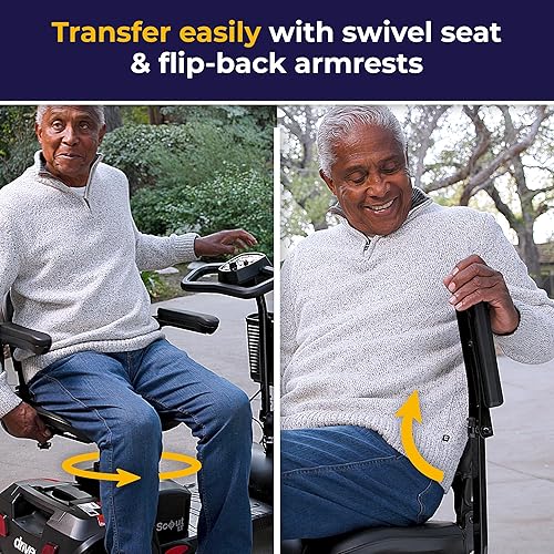 Miniatura 6 de Drive Medical Scout Compact Travel escúter eléctrico de 4 ruedas
