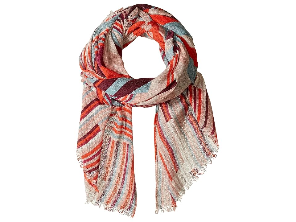 

Steve Madden Digital Stripe Day Wrap (Warm) Scarves