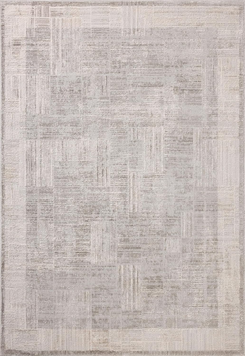 Loloi Hollis Collection HOL-04 Smoke/Mist 6'-7" x 9'-3" Area Rug