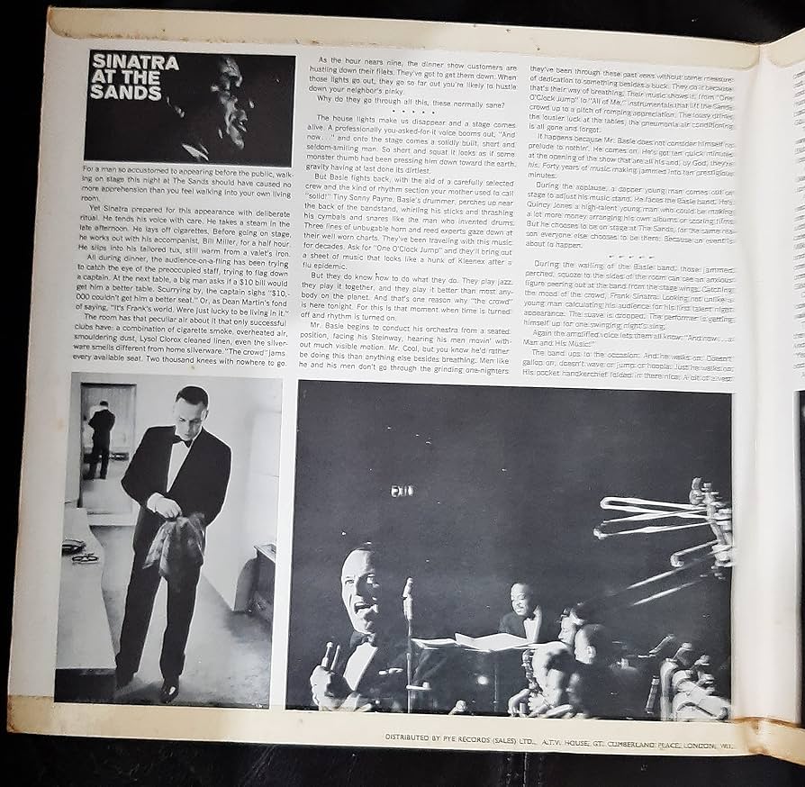 フランク・シナトラ 『Sinatra at the Sands』 レコード Frank Sinatra – Sinatra At The Sands – 2 x Vinyl (LP, Album