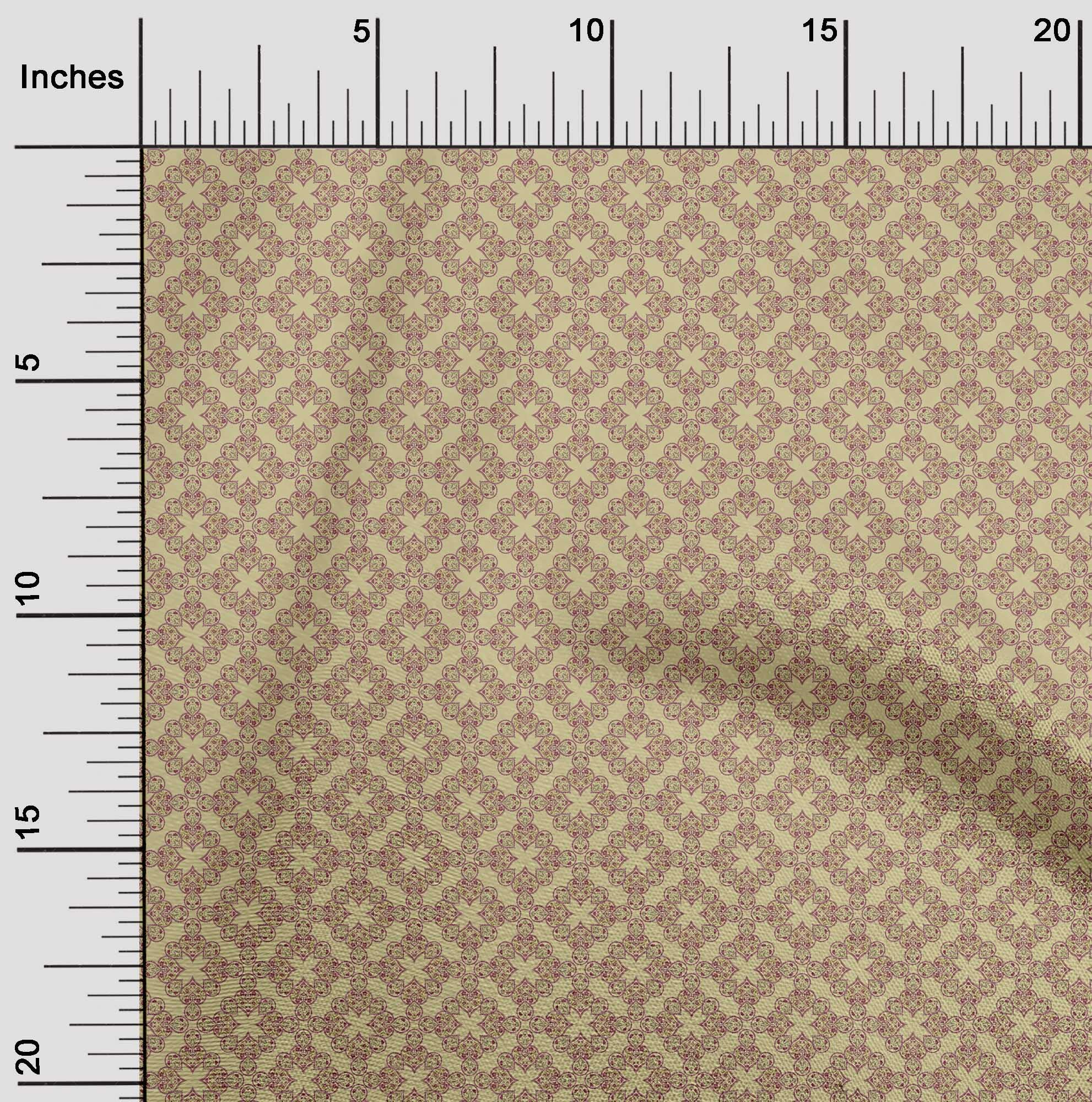 Tissu Jersey Poly Viscose Extensible Imprimé Floral - Pour Masques, Robes, Artisanat
