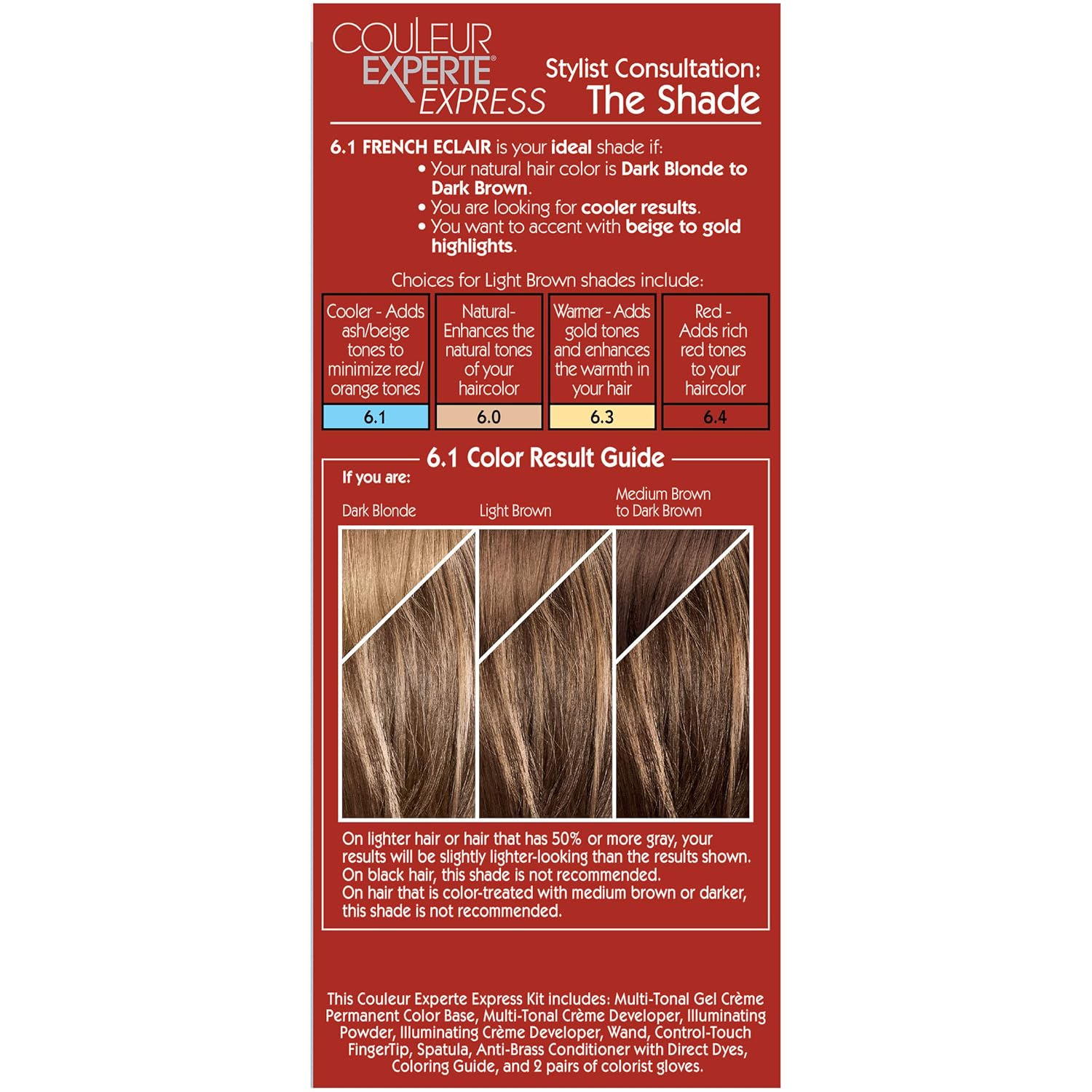 L'Oreal Paris Couleur Experte 2-Step Home Hair Color and Highlights Kit, French Éclair - Image 13