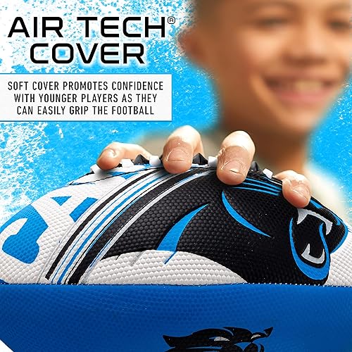 Vista 11 de Franklin Sports - Balones de fútbol americano juveniles de todos los equipos de la NFL, juego de balón infantil pequeño de 8.5 pulgadas + inflador