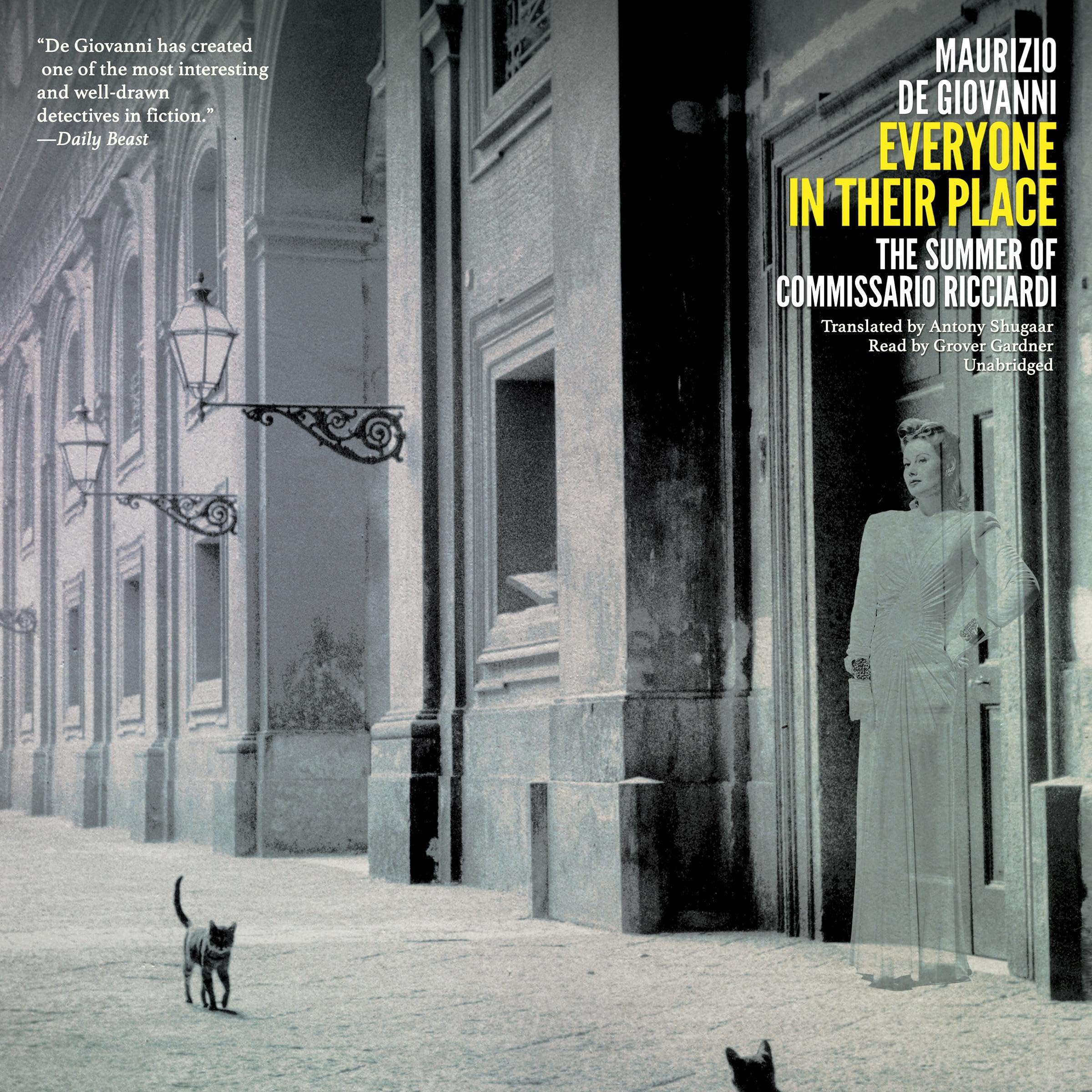 Cover art for Everyone in Their Place: The Summer of Commissario Ricciardi