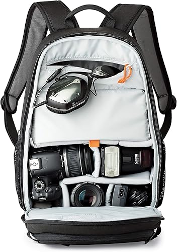 Miniatura 9 de Lowepro Tahoe BP 150, Bolsa para Cámara, Mochila Compacta y Ligera para Cámaras, CSC, DJI Spark Drone, Negro, 27.5 x 21.7 x 40.3 cm, Mediano