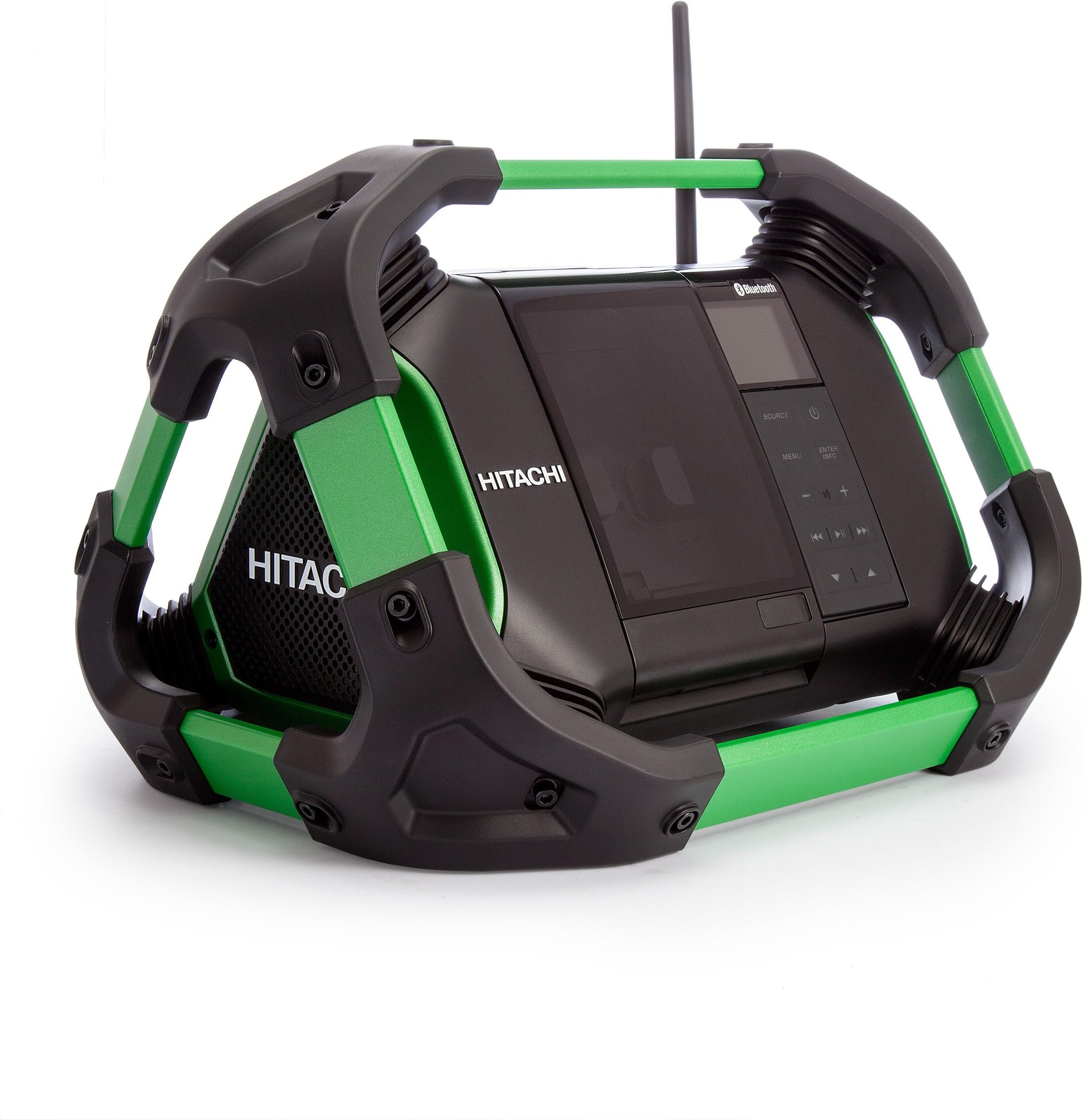 HitachiUR18DSDL HITACHI UR18 DSDL 240V & Cordless Site Radio with DAB & Bluetooth 1 Green