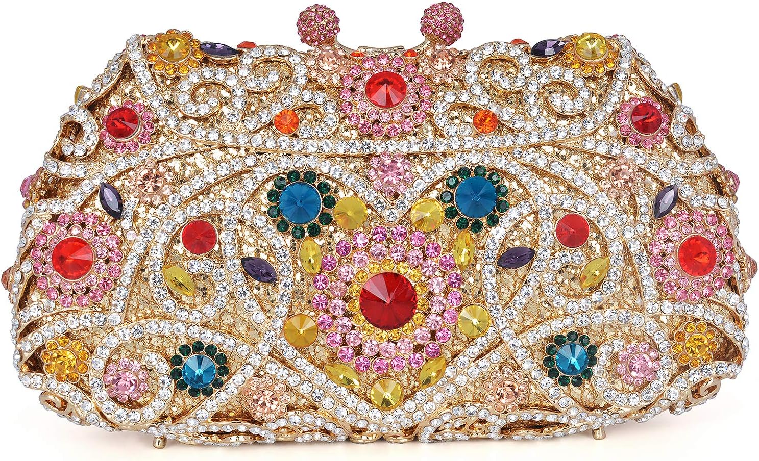 MOSSMON Formal Rhinestone Crystal Clutch Evening Wedding Bag For Women | Formal, Rhinestone, Crystal, Evening, Wedding