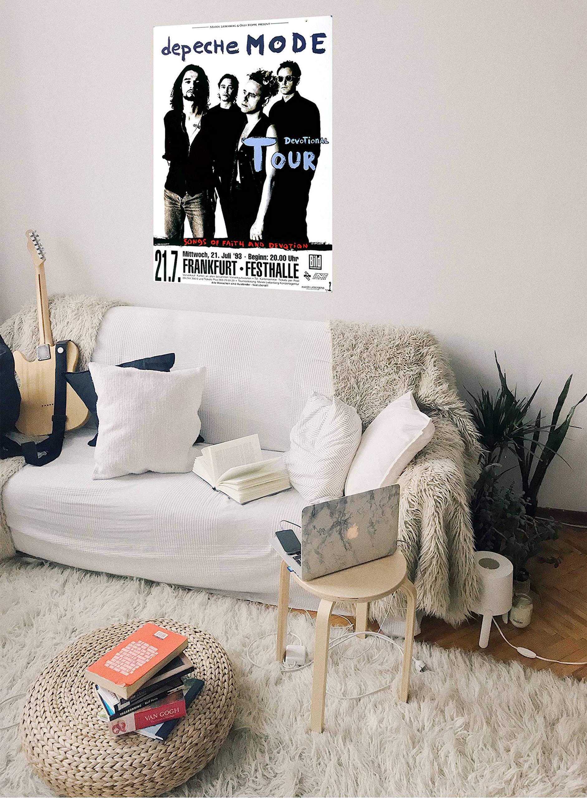Depeche Mode - DevoTional, Frankfurt 1993 » Konzertplakat/Premium Poster | Live Konzert Veranstaltung | DIN A1 «