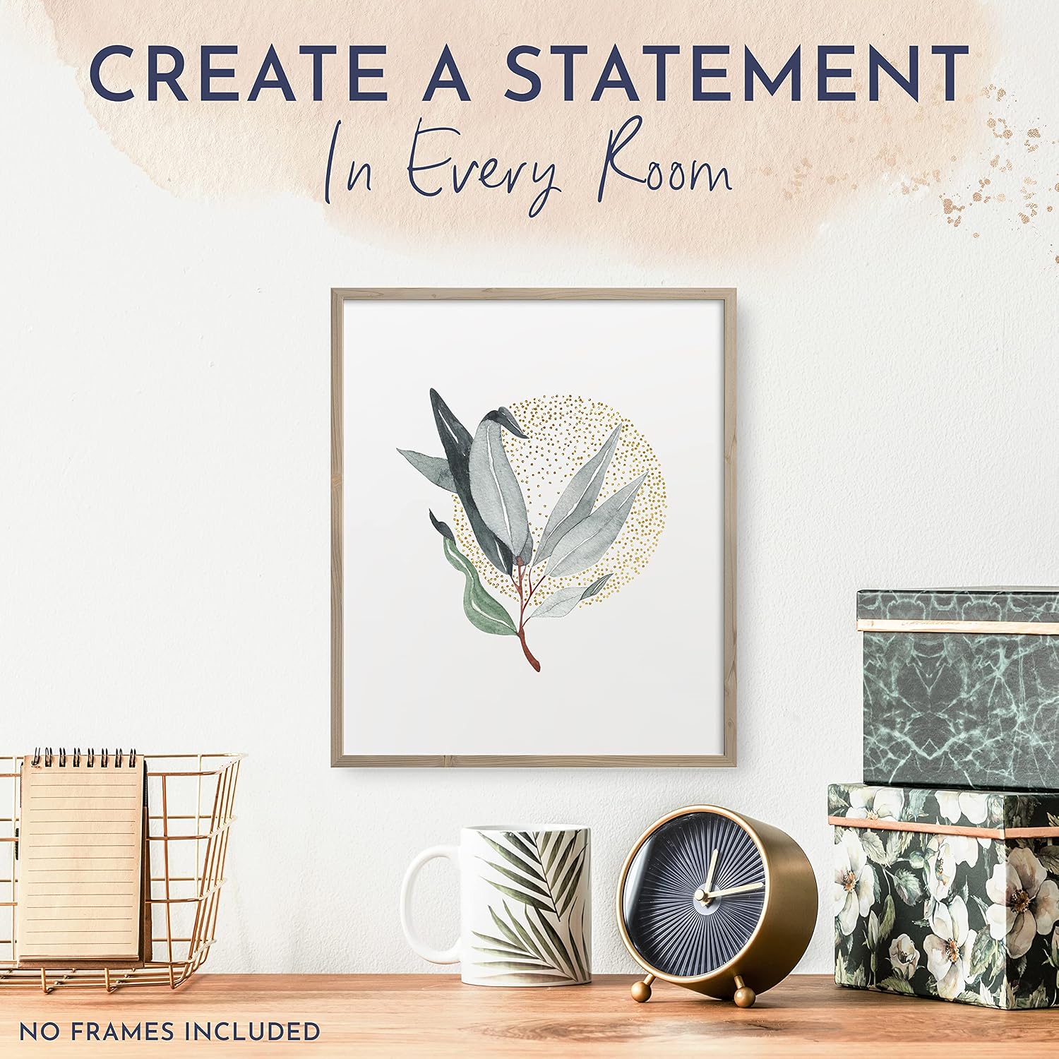 Botanical Prints - Set of 6 Wall Art Prints - Botanical Wall Art, Eucalyptus Wall Decor, Green Wall Art, Plant Pictures Wall Art, Green Bedroom Decor, Plant Art Wall Decor (11x14 - UNFRAMED)